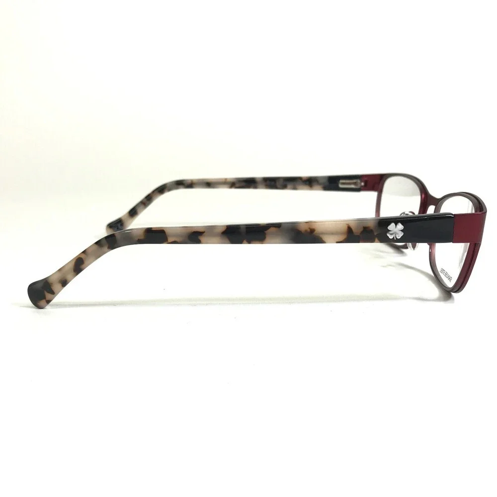 Lucky Brand Eyeglasses Frames D121 BURGUNDY BLACK Rectangular Full Rim 51-17-140